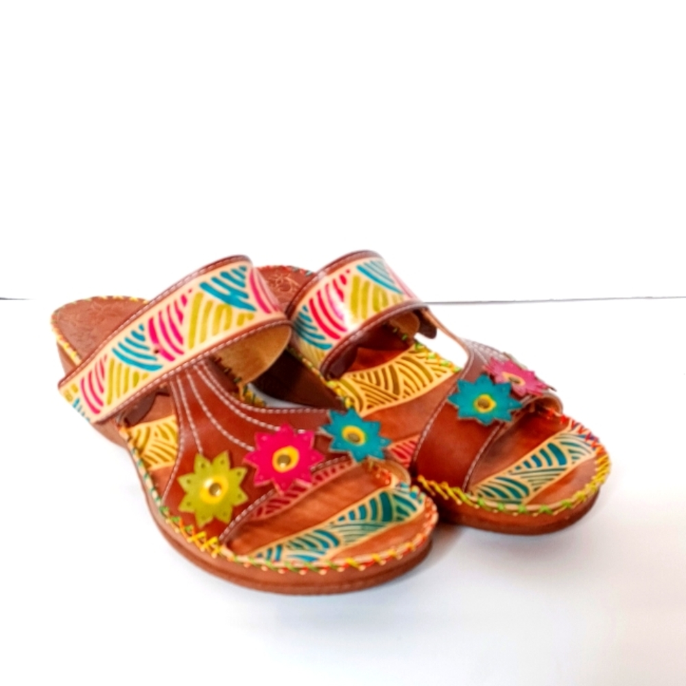 Conky's Elite Velcro Strap Sandals Size 9